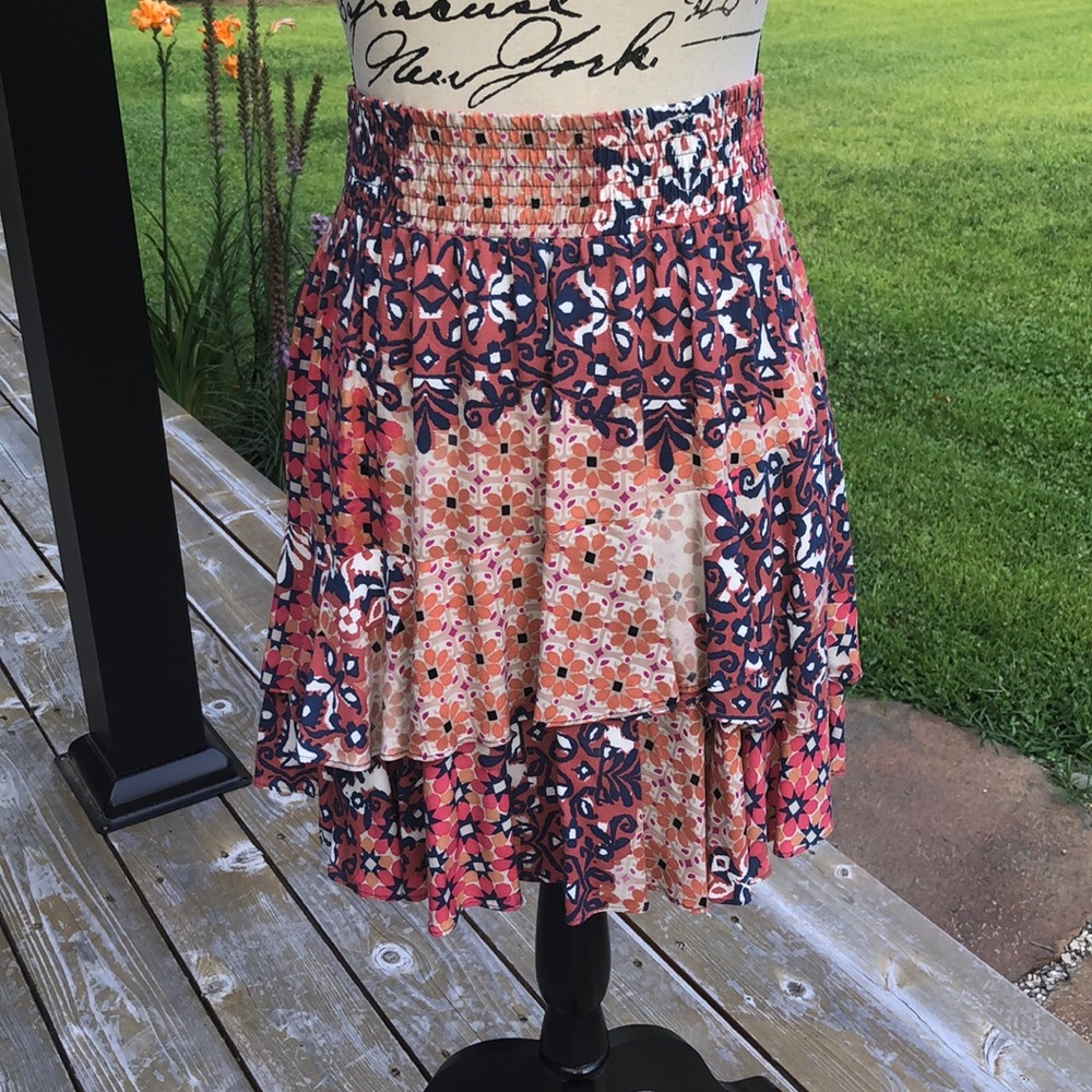 CAbi Isabel Floral Skirt